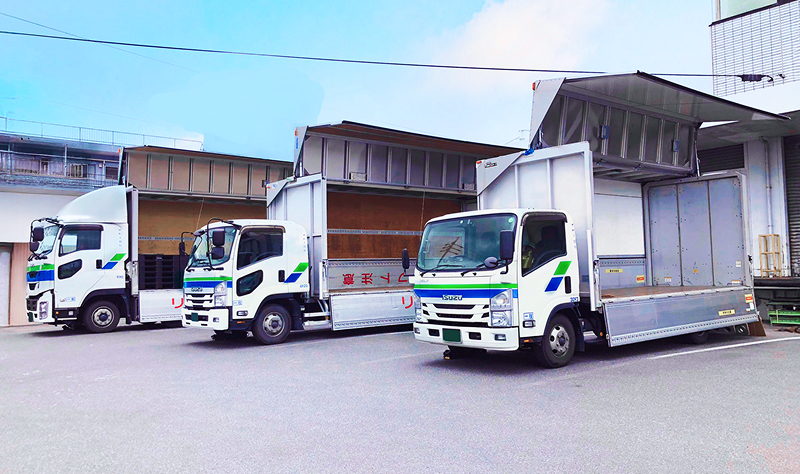 ウイング車（2t、3t、4t、15t）