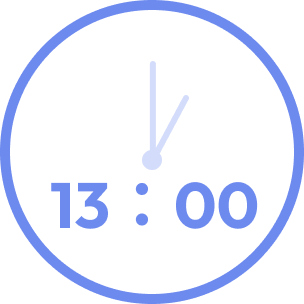 13：00